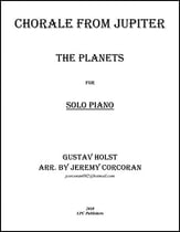 Chorale from Jupiter piano sheet music cover